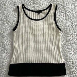 Cable and Guage - classic knit sleeveless top